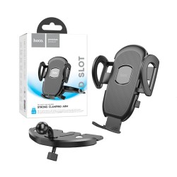 Hoco CD Slot Car phone holder H11 with Phones Clampes Black Hoco CD Slot Car phone holder H11 with Phones Clampes Black